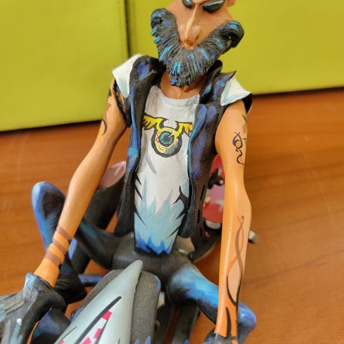Seltene Enesco Speed Freaks BASHER Terry Ross Motorradskulptur - Bild 7 von 20