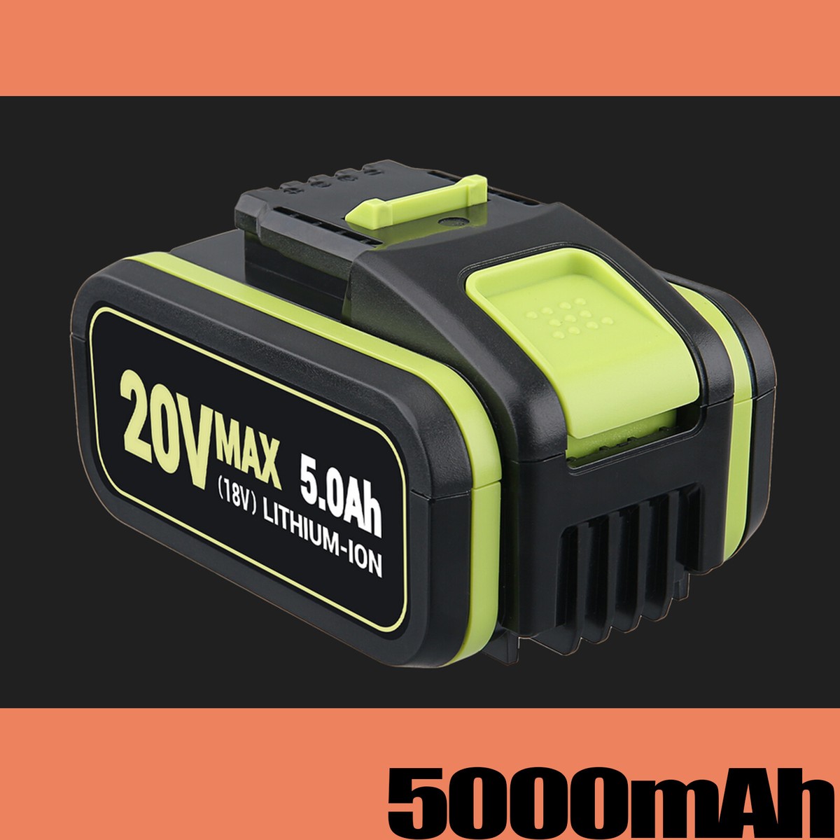8000mAh Für Worx 20V 8,0Ah Akku Wiederaufladbarer WA3553 WA3551.1 WA3572 WA3556
