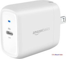 20W One-Port USB-C Wall Charger with Power Delivery PD for Tablets  Phones