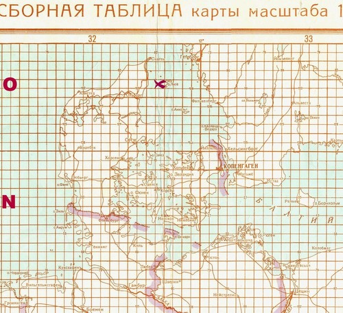 Mapas topográficos militares soviéticos rusos - VESTERO HAVN (Dinamarca), edición 1961 - Imagen 3 de 3