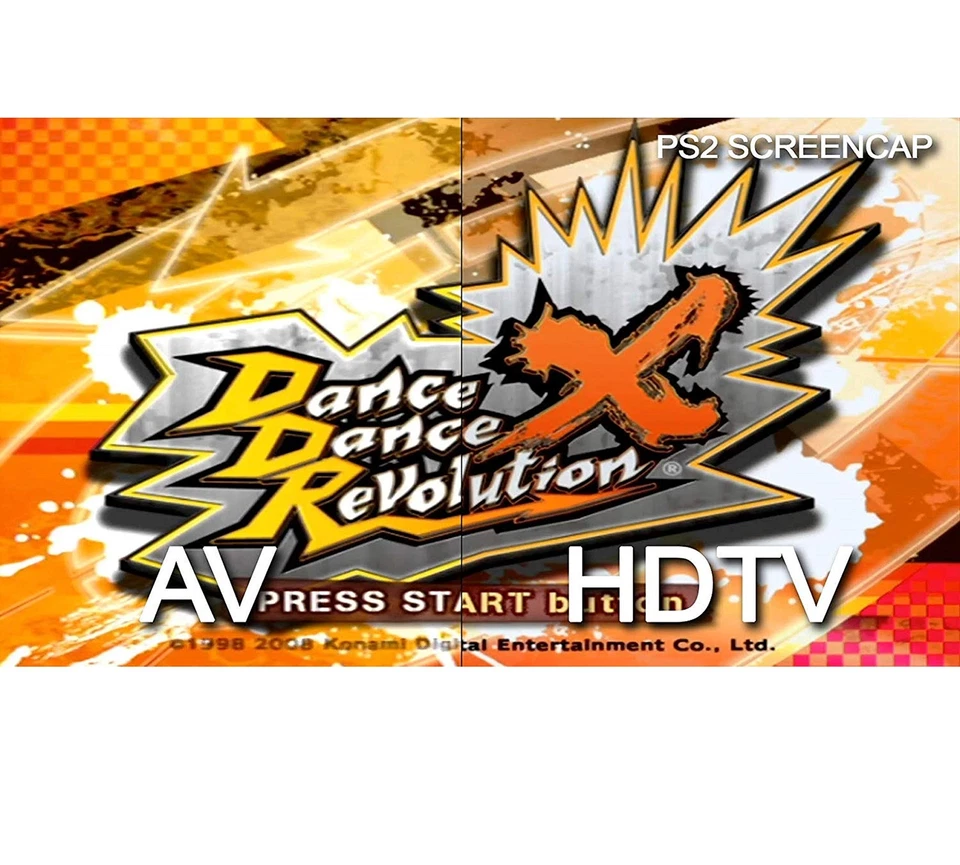 Cable Hyperkin HDTV para PS2 PS1 720p 7 pies soporte de imagen y audio transparente Foto 3 de 4