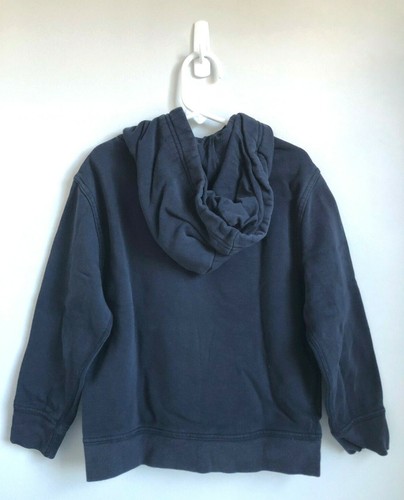 GAP Kids Arch Logo Long Sleeve Pullover Hoodie in Navy Size S (6-7) or M (8-9) - Picture 5 of 12