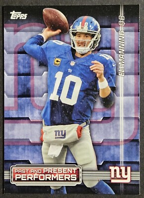 2015 Topps Past And Present Performers #PPP-MSI Eli Manning Phil Simms NY Giants