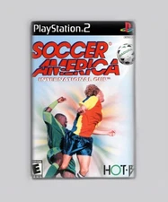 SOCCER AMERICA INTERNATIONAL/ PS2 - 2"x3" FRIDGE MAGNET (playstation 2 retro