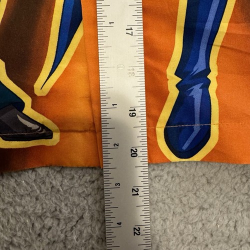 Vintage Yu Gi Oh Shirt Youth Size 8 Yellow 90S All Over Print Button Up 1996 Y2K - Picture 11 of 14