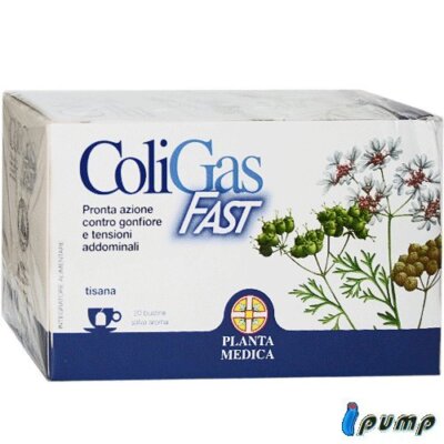 Aboca Coligas Fast Herbal Tea 20 Filters