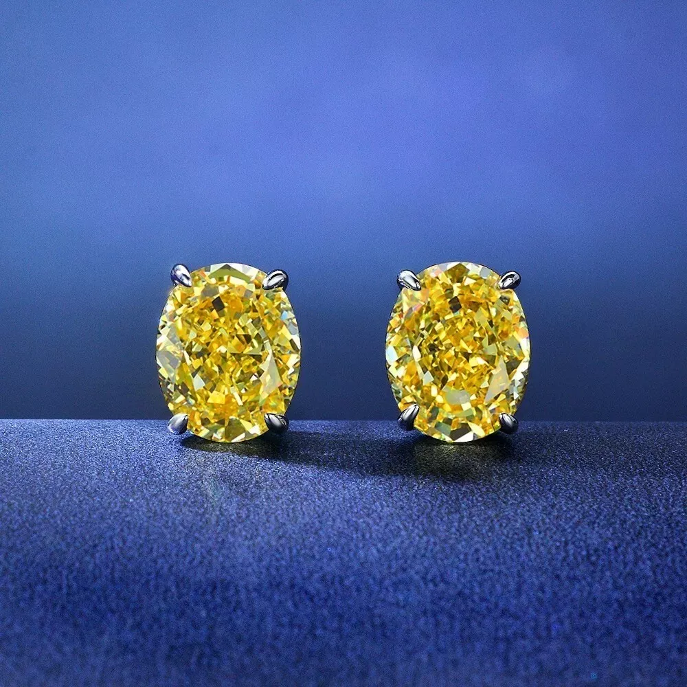 Yellow canary diamond best sale earrings