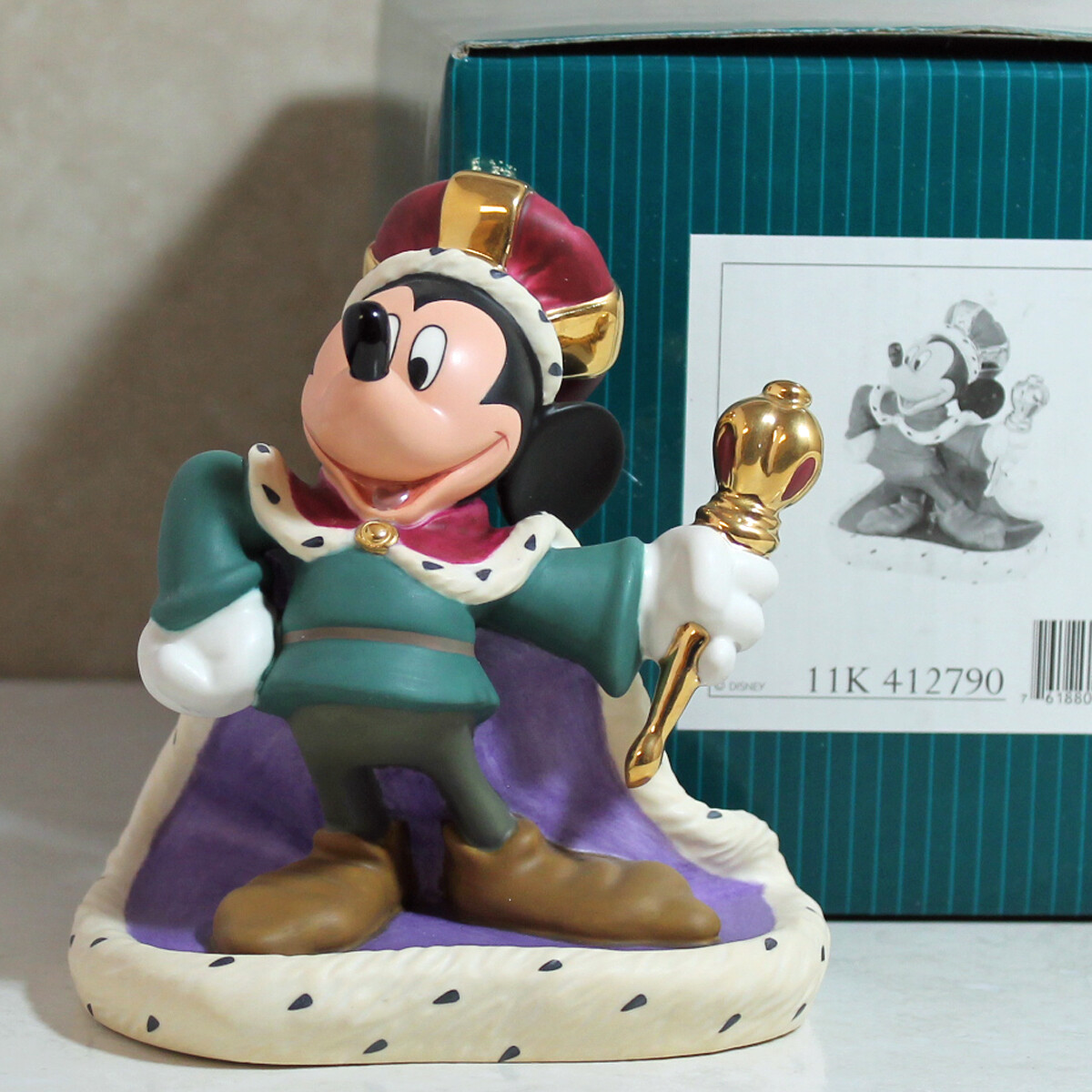 WDCC Figurine 41279 ln box Long Live the King Mickey Mouse