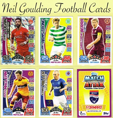 Topps SPFL MATCH ATTAX 2017-18   SCHOTTISCHE PREMIER LEAGUE   Karten #1 bis #216