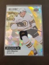 2023-24 John Beecher Rookie Yellow Taxi Allure Hockey Boston Bruins