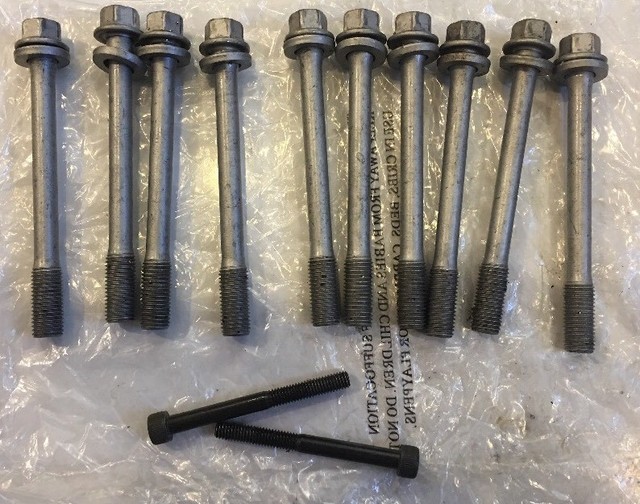 0305 Yamaha R6 0609 R6S OEM Engine Cylinder Head Bolts Hardware Case