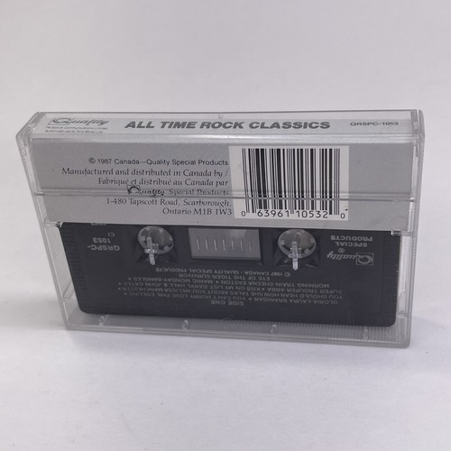 Quality Music Presents: All Time Rock Classics (Audio Cassette Tape, 1987) - Picture 2 of 9