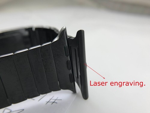 Bracelet original Apple Watch Link bracelet en acier inoxydable 42 mm 44 mm 45 mm 46 mm 49 mm - Photo 6 sur 14