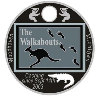 The Walkabouts 2011 Pathtag #18325 GEOCACHING Pathtags Bear Geocoin USA Tag