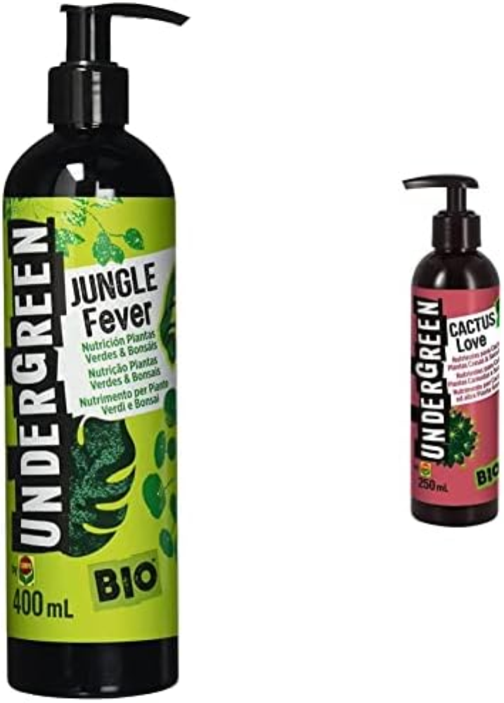 Undergreen JUNGLE Fever, Nutrimento liquido per Piante Verdi e Bonsai, Consentit