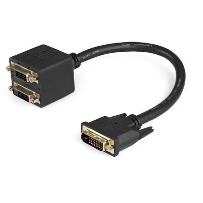 StarTech.com 30 cm DVI-D Digitales 2 DVI-D Video Splitter Kabel - Stecker/W (KABEL