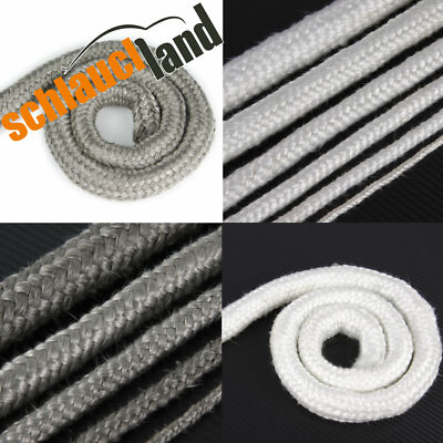 Dichtschnur Ofenschnur Ofendichtung Fiberglas Seil Kamin Keramik Hitzeschutzband