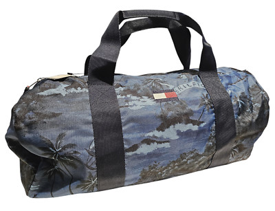 Tommy Hilfiger Gym Travel Duffle Large Bag Top Zip Beach Pattern