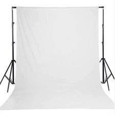 8x10ft Video Studio Solid White Photography Backdrop Background Chromakey Mus...