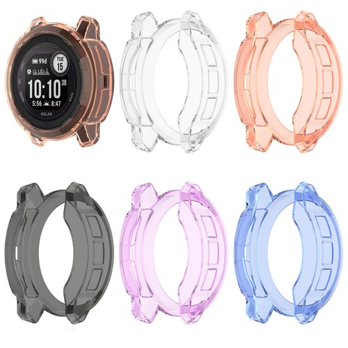 Do Garmin Instinct 2/2S TPU Screen Protector Etui na zegarek Ramka Pokrowiec ochronny - Zdjęcie 2 z 17