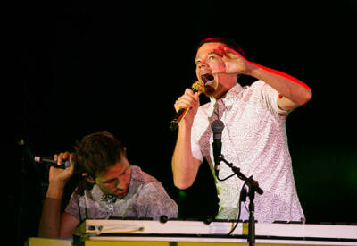 Andrew Dost and Nate Ruess of fun at the Meadow Brook Music Festiv- Old Photo