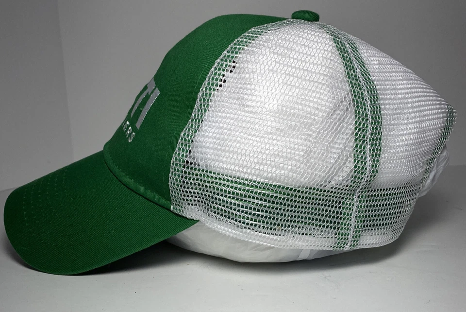 Gorra de camionero con logotipo de YETI Coolers verde blanca malla SnapBack Foto 4 de 4