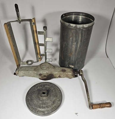 1923 White Mountain Ice Cream Freezer Maker Hand Crank Vintage 
