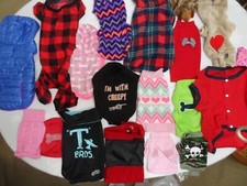 Dog Clothes Tee Dress Jacket Sweater Hoodie Christmas Halloween U-Pick US Seller