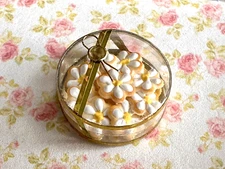 Dollhouse Miniature Daisy Cookie Box 12thScale Miniature Artisan Paris Miniature