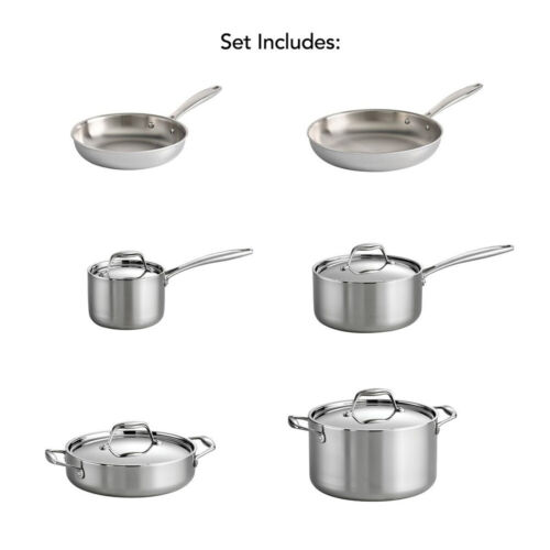 Tramontina 80116/248DS 10-Piece Cookware Set, Stainless Steel - Picture 4 of 8