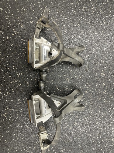 Shimano 105 PD-1050 - Pédales Aéro Triangle 3 Vis Pour Vélo De Route Vintage - Argent