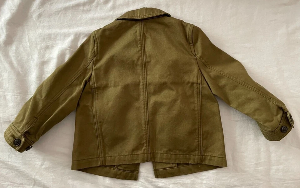 Chaqueta Burberry Niños Oliva Algodón Lona Talla 12M 12 Meses 80 cm Nueva Con Etiquetas Nueva Foto 3 de 4