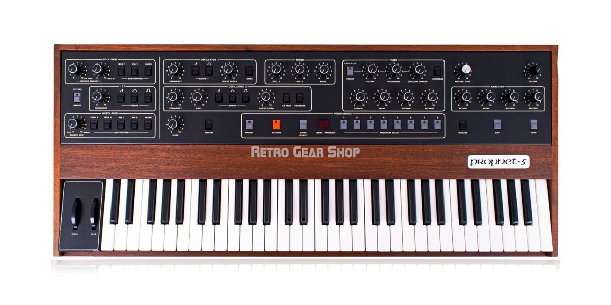 Sequential Circuits Prophet 5 Rev 2 Analog Synthesizer Rev2