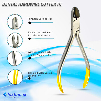 Dental TC Wire Cutter Plier Orthodontic Archwire & Ligature Cutting Tool