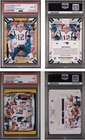 2016 Score Tom Brady #3 Chain Reaction PSA 8 #2 Sidelines PSA 9 GOLD Patriots