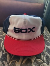 Vintage McDonald's 1984 Chicago Land White Sox Rope Snapback Trucker Hat NEW
