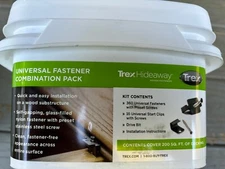 Trex Hidden Deck Fasteners Universal Fastener Combination Pack