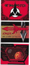 Star Trek: The Next Generation Season 1 Klingon Chase Cards #SP1, SP2, and SP3