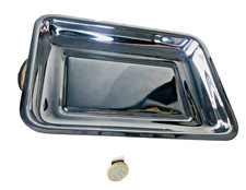 Metal Serving Dish Tray with Handles Tableware Metalware Vintage ra