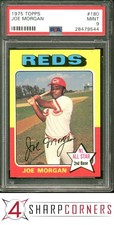 1975 TOPPS #180 JOE MORGAN REDS HOF PSA 9