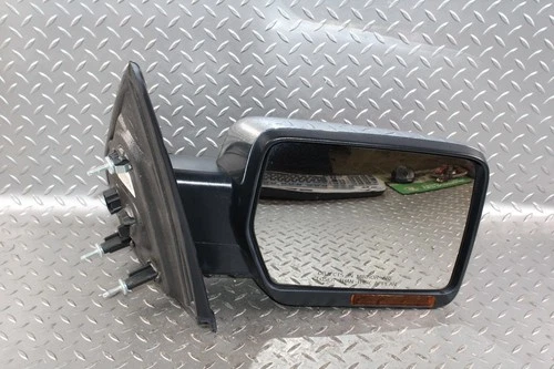 11-14 F150 Chrome Cap Power Folding Passenger RH Door Mirror Signal Lens OEM WTY