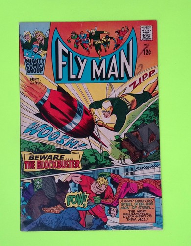Fly Man #39 1966 Archie Comics Gruppe 8.0 Comic Buch J58-169