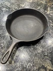 Vintage Wagner Ware Sidney -0- 1058 #8 Cast Iron Skillet Frying Pan Double Spout