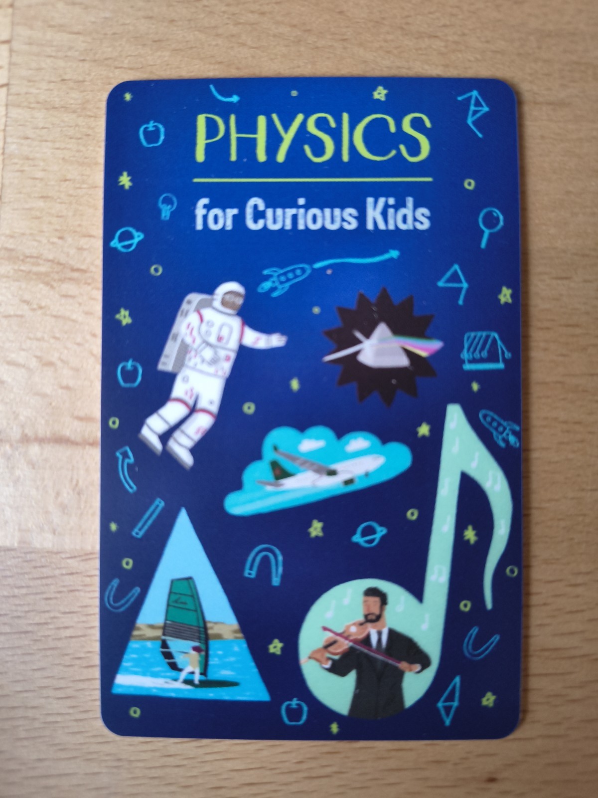 Yoto card - Physics for curious kids