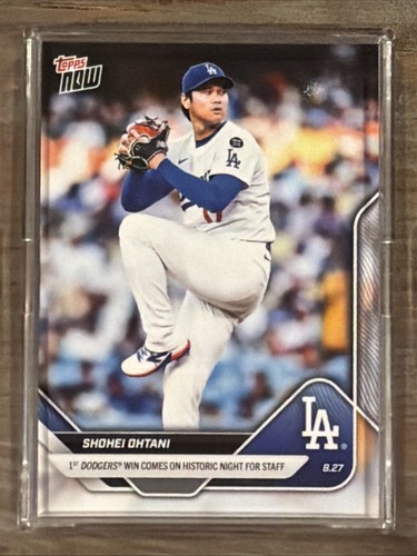 2025 Topps Now Shohei Ohtani #621 1st Dodgers Win Comes Historic Night For Staff