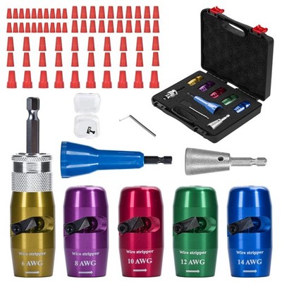 Wire Stripper Twister for Drill, 2025 Upgraded Wire Stripping Tool & Wire Twisti