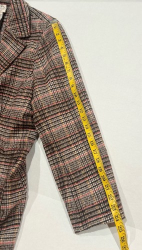 St. Johns Bay Blazer Houndstooth Plaid Wool Blend Jacket Women’s Plus Size 1X - Picture 9 of 11