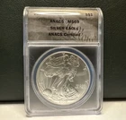 ANACS MS69 2002 American Silver Eagle .999 Pure 1 Ounce Silver $1