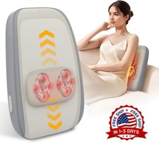 Masajeador Shiatsu de cuello y espalda con calor, masajeador de espalda completa