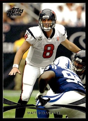 2012 Topps Prime Matt Schaub Houston Texans #128